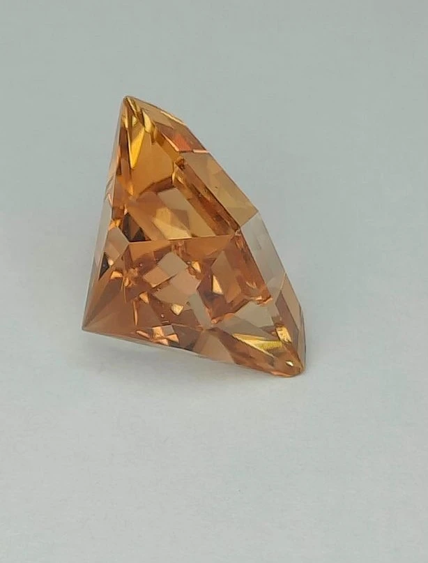14.91ct Natural Morganite Square Cut Faceted Loose Gemstone from Madagascar — view 2